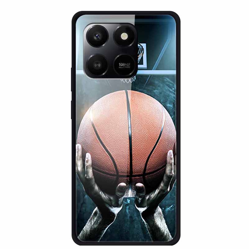 Glass Case For Honor X7d Play 10T 5G Case Soft Bumper Hard Tempered Glass Back Cover For Honor 400 Smart 2025 Phone Cases Fundas