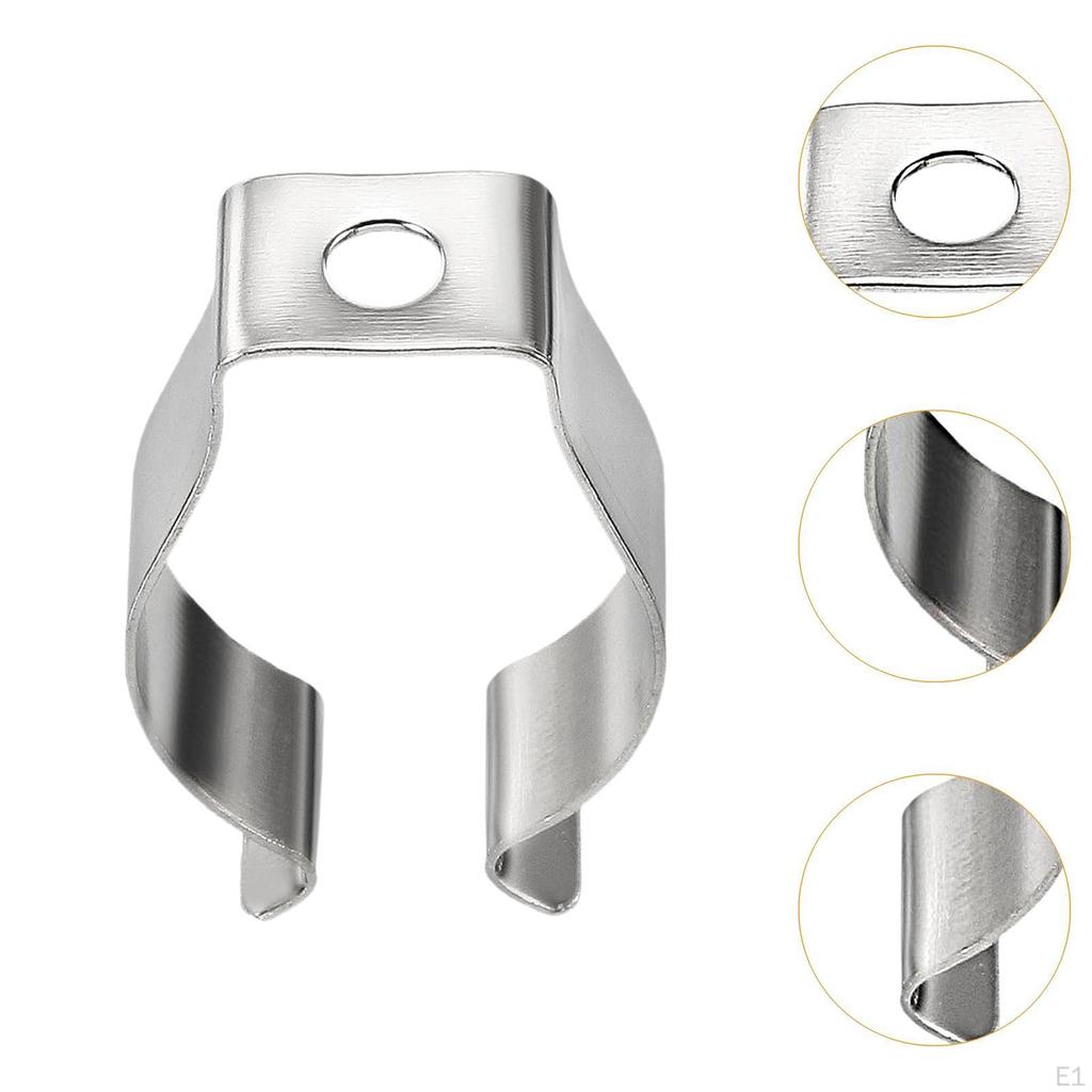 12 Pieces T8 Clips Holder Bracket for Led Tube, Sturdy Pipe Clamps Mounting Accessories Home