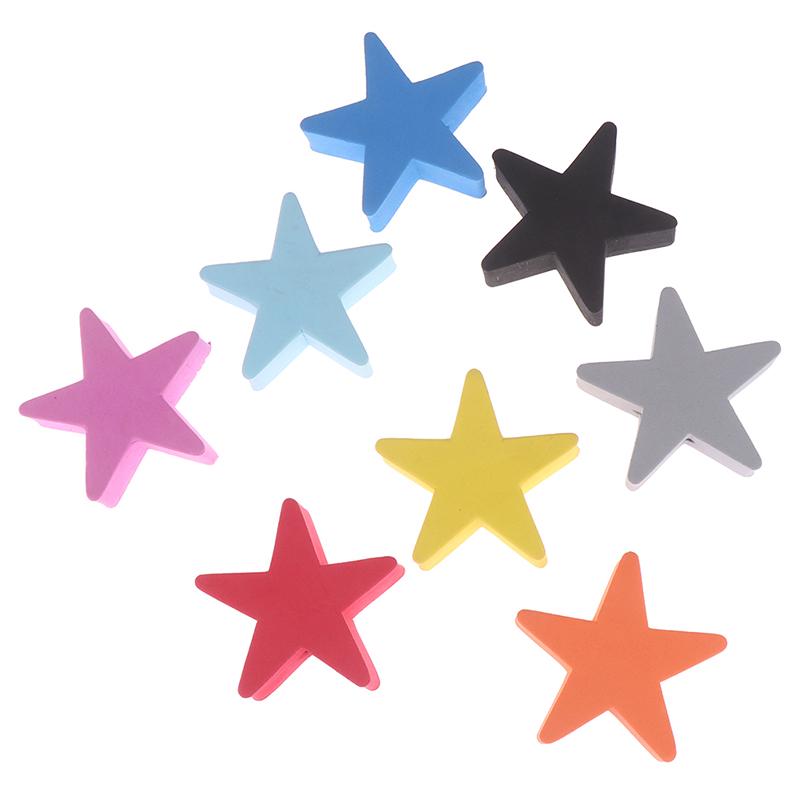 1Pc Colorful Five-Pointed Star Car Antenna Pen Topper Aerial Eva Ball Decor