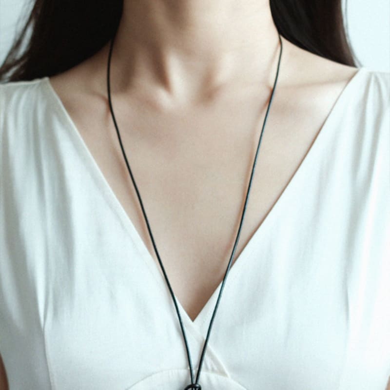 MARTA OnyxPendant_necklace (S)