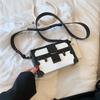 Box bag Small square bag Women's spring and summer new trendy retro small box One shoulder messenger bag Men's mini bag