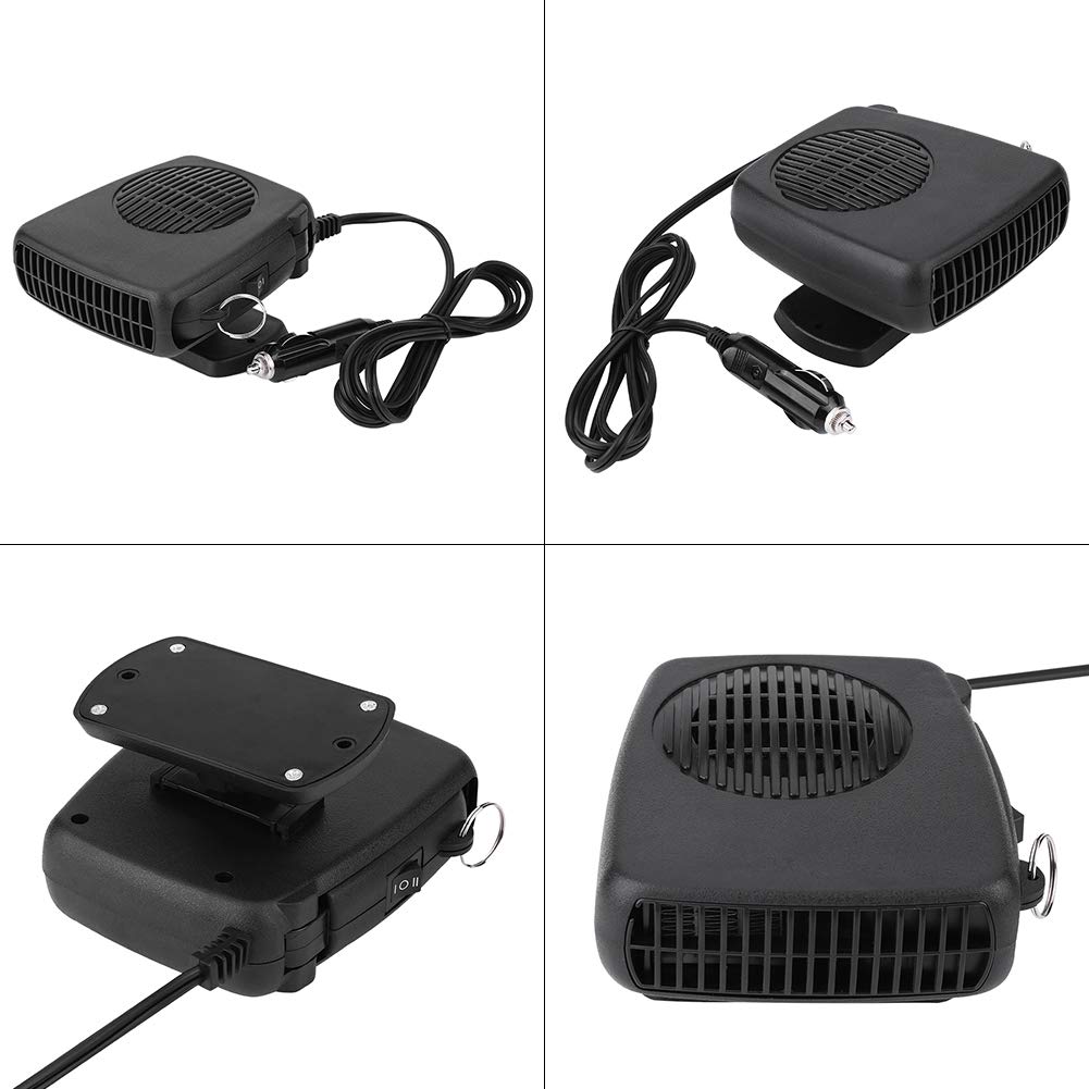 Car Fan Heater, Automatic Heating and Cooling Fan, 360 Degree Rotation, Defrosting, Snow Removal, Defrosting, Defrosting, Anti-Freezing, Fan Defster
