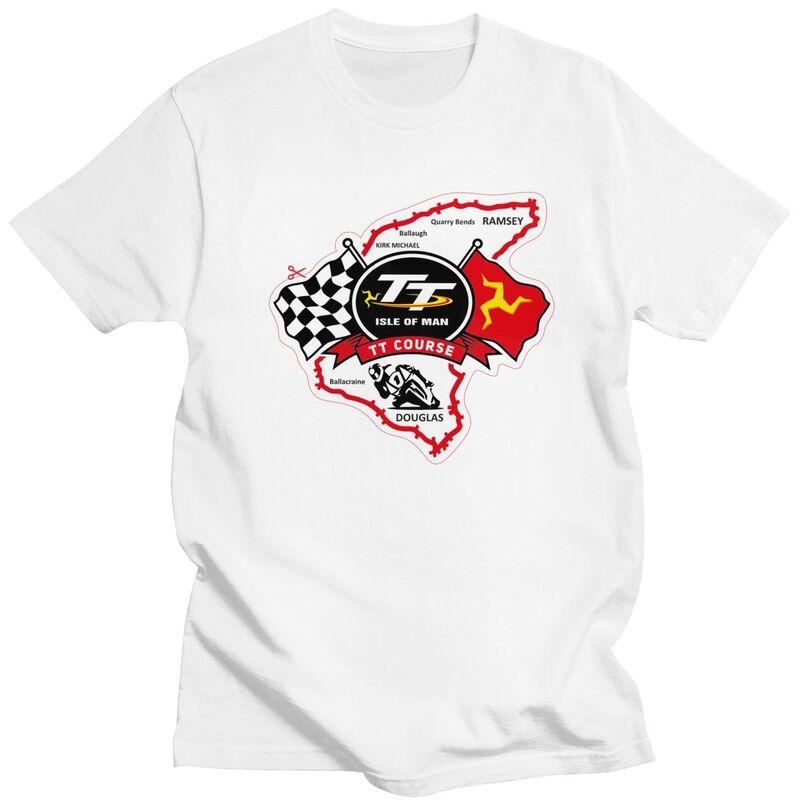 

Custom Isle Of Man Tt Racing Tshirts for Men Short Sleeve Leisure T Shirt Motorcycle Sports T-shirts Loose Fit Pure Cotton Te... 5XL різнокольоровий