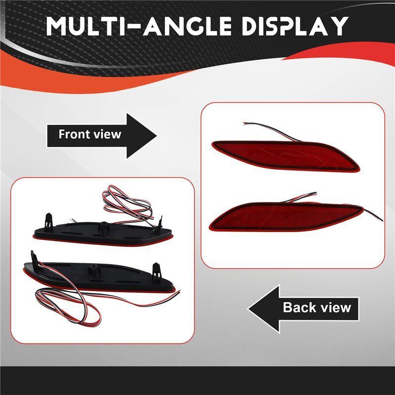 Precise Car LED Rear Bumper Reflector Light Taillight Fog Light Brake Light For Toyota Alphard 40 Series 2023+