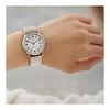 [Citizen Q&Q] Watch Analog Waterproof Date Metal Band D014-204 Men's White