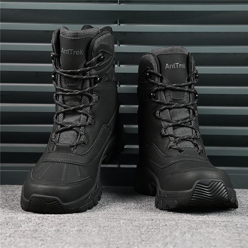 Men's Large Combat Boots - Multi-Terrain, Anti-Collision Desert Outdoor Tactical Footwear