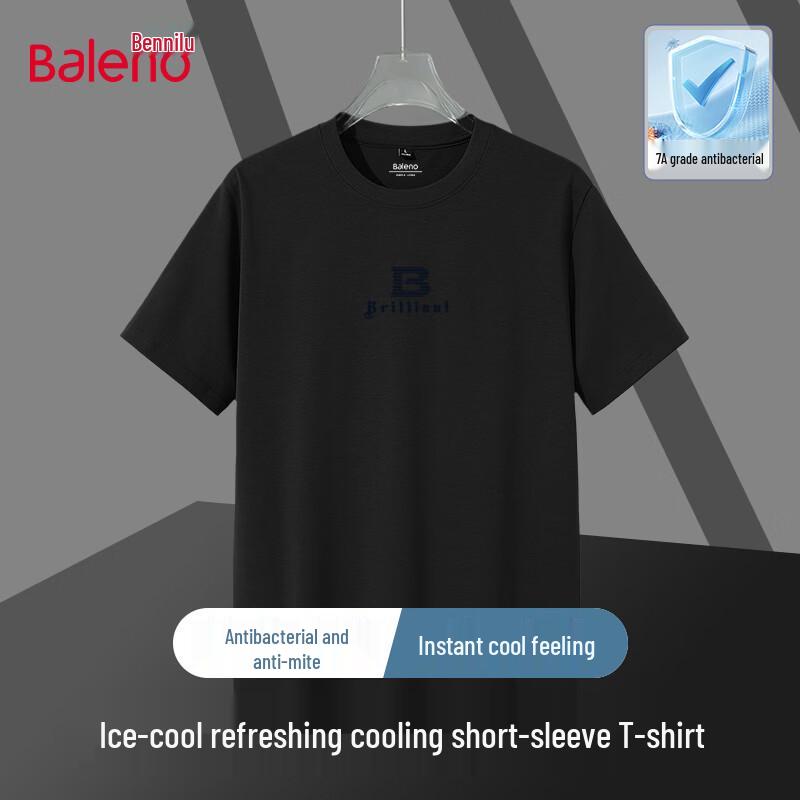 

Baleno Men s Summer Loose Fit Short Sleeve T-Shirt M