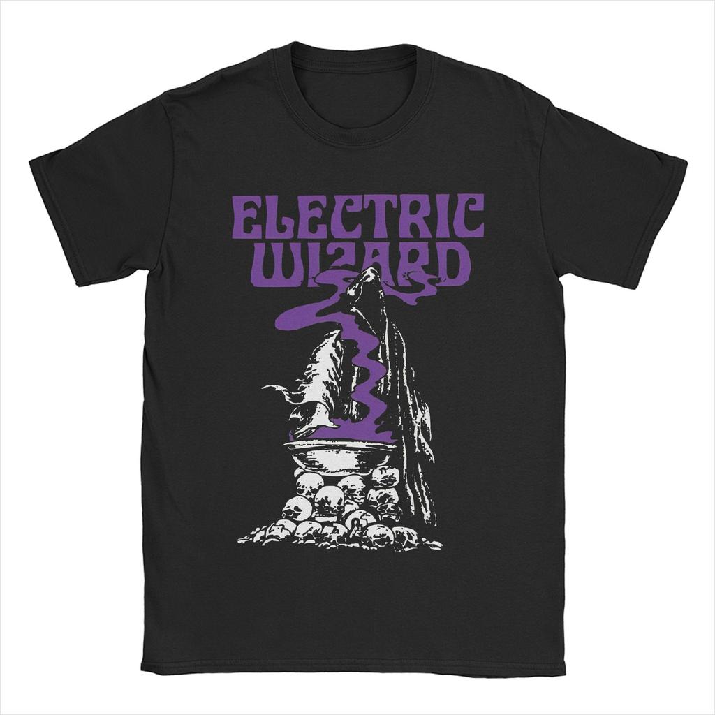 Men Women Electric Wizard  Dopethrone Old School UK Doom Stoner Metal T Shirts Pure Cotton Clothing Short Sleeve Tees TShirts