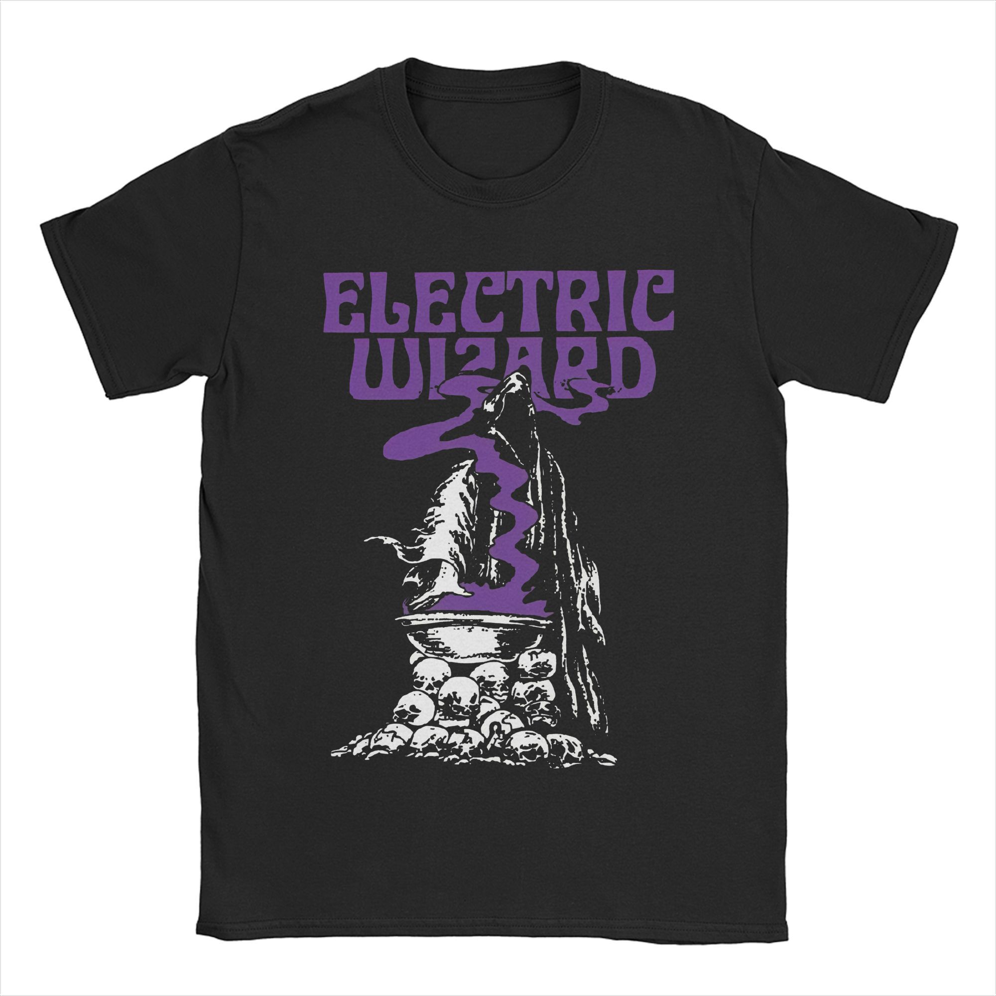 

Electric Wizard - Dopeuslon Printed T-Shirt - Gothic Psychedelic Metal T-Shirt - Clothing -Short-Sleeved T-Shirt - T-Shirt Sh... S разноцветный