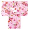 WaGamama Yukata with Arrow Pattern and Cherry Blossom wcu06 Kids' Girls' (Single Item) (Size 120) Ball, Pattern, Pink,