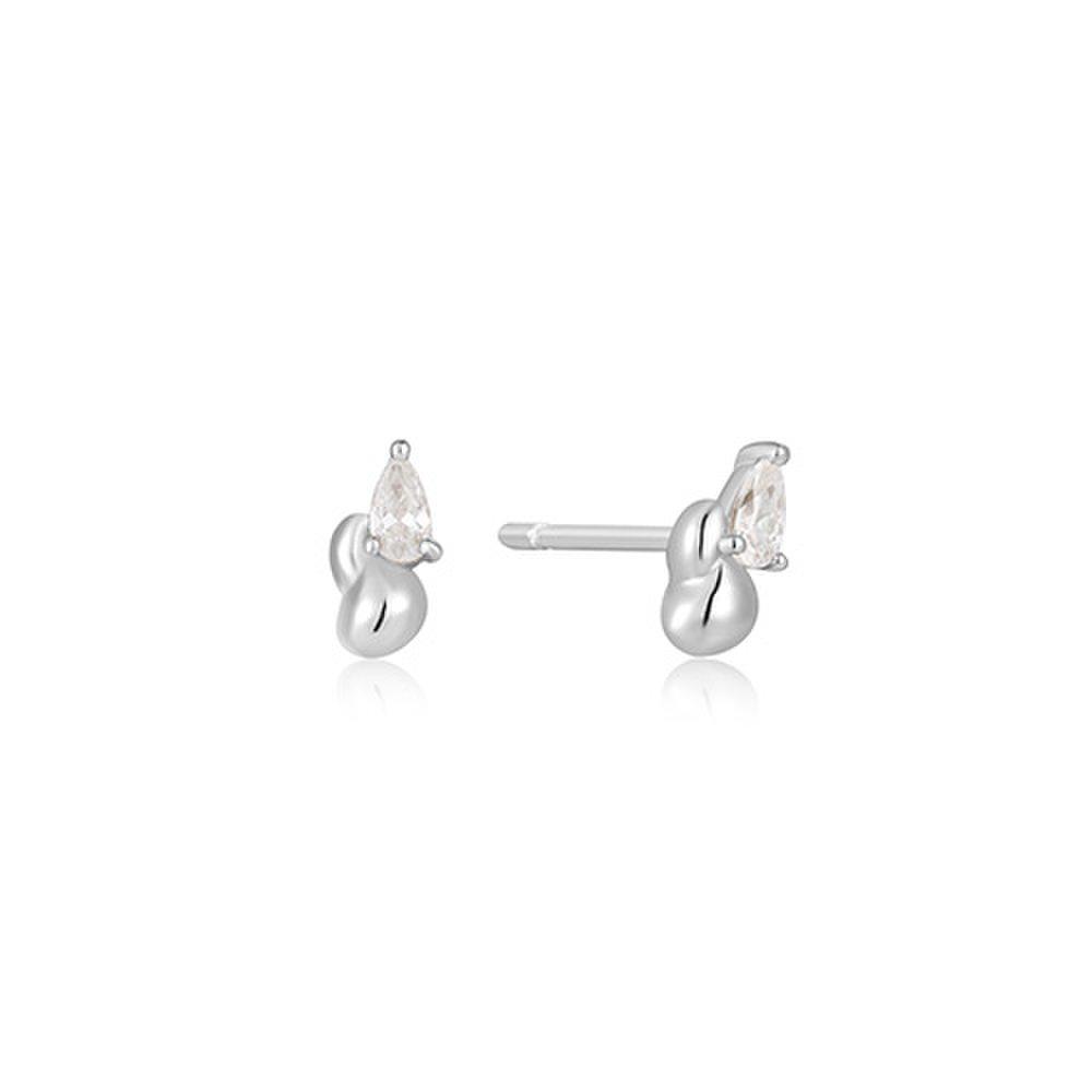 [Annia Haye] Twisted Wave 925 Silver Stud Earrings E050-02H