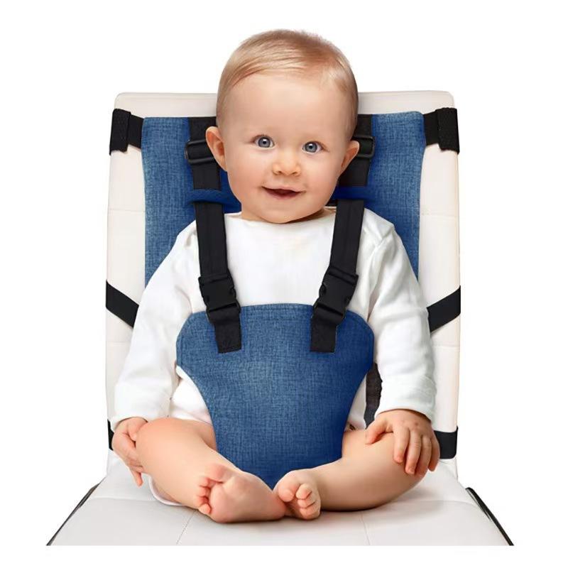 Baby Portable Travel High Chair Safety Belt, Suitable for Children Aged 0.6-3 Years Old