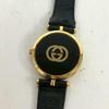 Used GUCCI Gucci Watch Quartz Vintage Black Black Gold Gold Sale SALE Very Popular Top Grade Masterpiece Excellent Luxury Special Carefully Selected