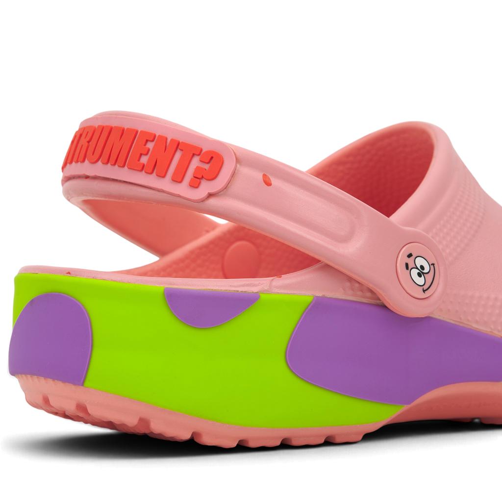 Bob Esponja x Crocs Classic Clog Patrick Star Zapatillas Unisex Rosa Verde 209479-737