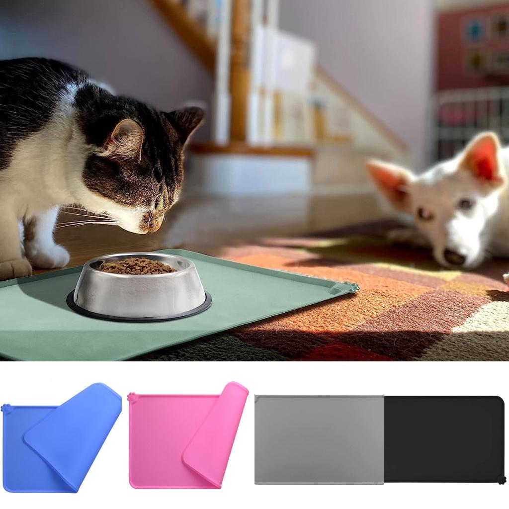 48*30*2cm Silicone Pet Mat Anti-spill Dog And Cat Feeding Mat