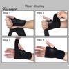 Handflächen-Druckentlastungs-Handgelenkbandage für Karpaltunnelsyndrom Arthritis Schmerzen Leichte Stützbandage Verstellbar Atmungsaktiv Sportschutz