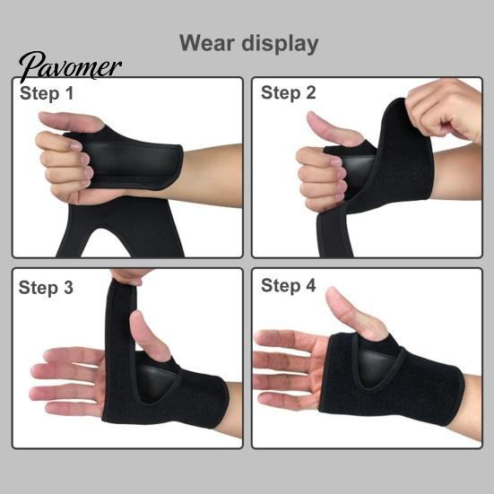 Handflächen-Druckentlastungs-Handgelenkbandage für Karpaltunnelsyndrom Arthritis Schmerzen Leichte Stützbandage Verstellbar Atmungsaktiv Sportschutz