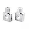 Deepa Universal Handle Post Handle Riser, 1 inch (25.4 mm), 1 inch, Harley Dragster, Vulcan, Shadow, Magna, etc. (Silver)