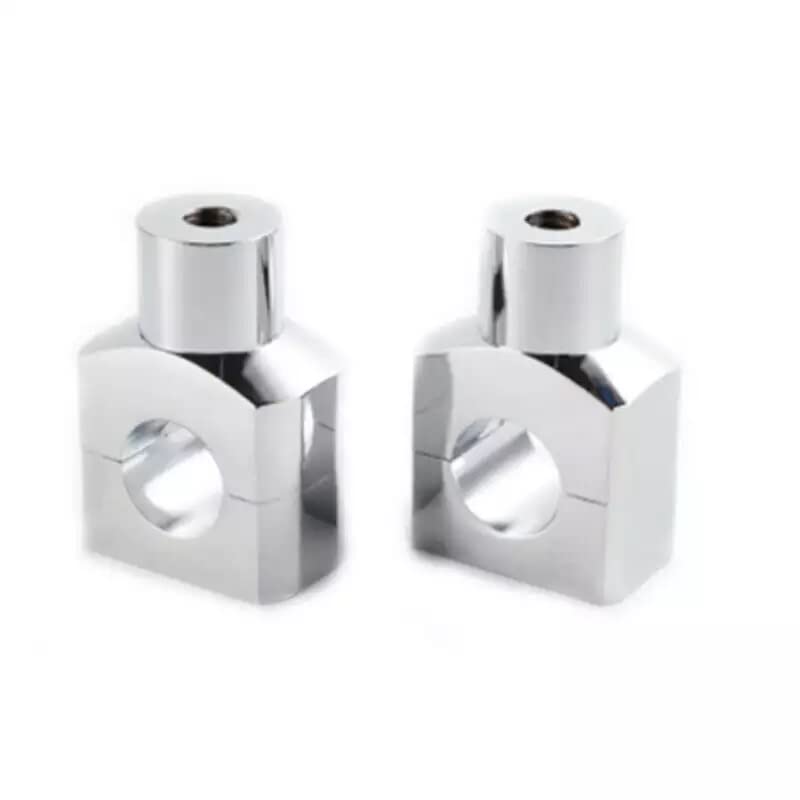 Deepa Universal Handle Post Handle Riser, 1 inch (25.4 mm), 1 inch, Harley Dragster, Vulcan, Shadow, Magna, etc. (Silver)