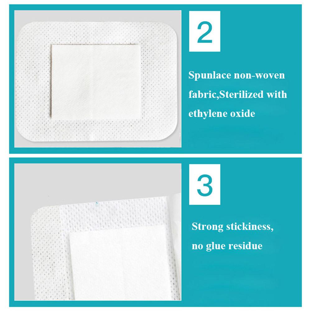 30Pcs 10x10cm/15cm/20cm/25cm Medical Sterile Wound Dressing Breathable Adhesive Large Size Band Aids Bandage Wound Care Sticker
