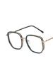 Retro Square Glasses Women Irregular Frame Anti Blue Light Computer Eyewear Fashion Female Myopia Eyeglasses