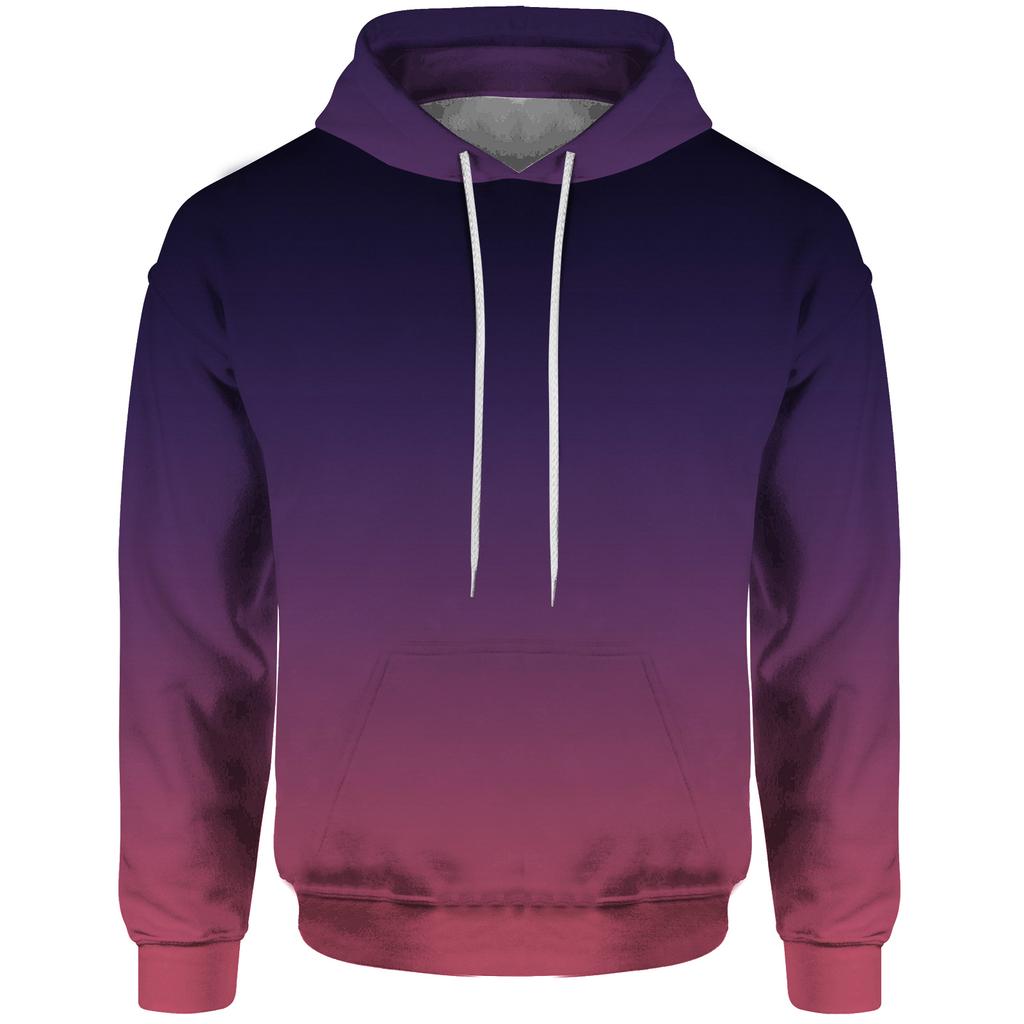 Comfortable Men's Hooded Sweatshirt 3D Digital Printing Hoodies and Sweatshirts for Couples Classic Solid Color 2024 New Style