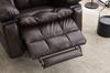 Two-Motor Electrically Adjustable TV Armchair, Relax Chair with Stand-Up Assist, Reclining Function, Multifunctional Single Sofa (Large Brown)
