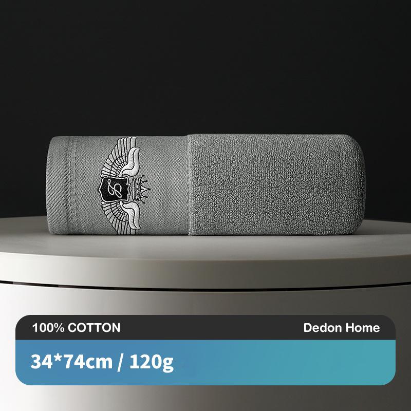 

High-end Towel Pure Cotton Face Wash Household New Men s Cotton Women s Bath Special Absorbent Comfortable And Non-shedding 34x74cm