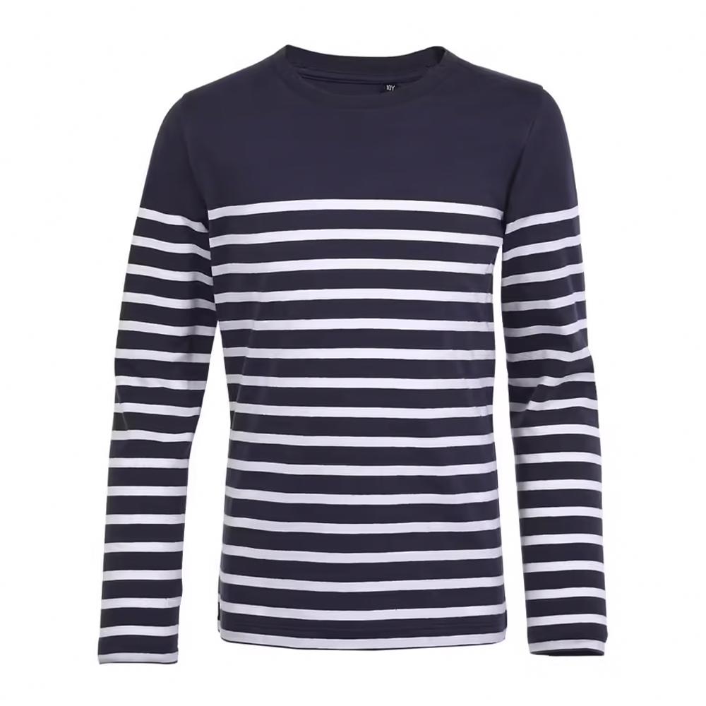 SOLS Childrens/Kids Matelot Striped Long-Sleeved T-Shirt