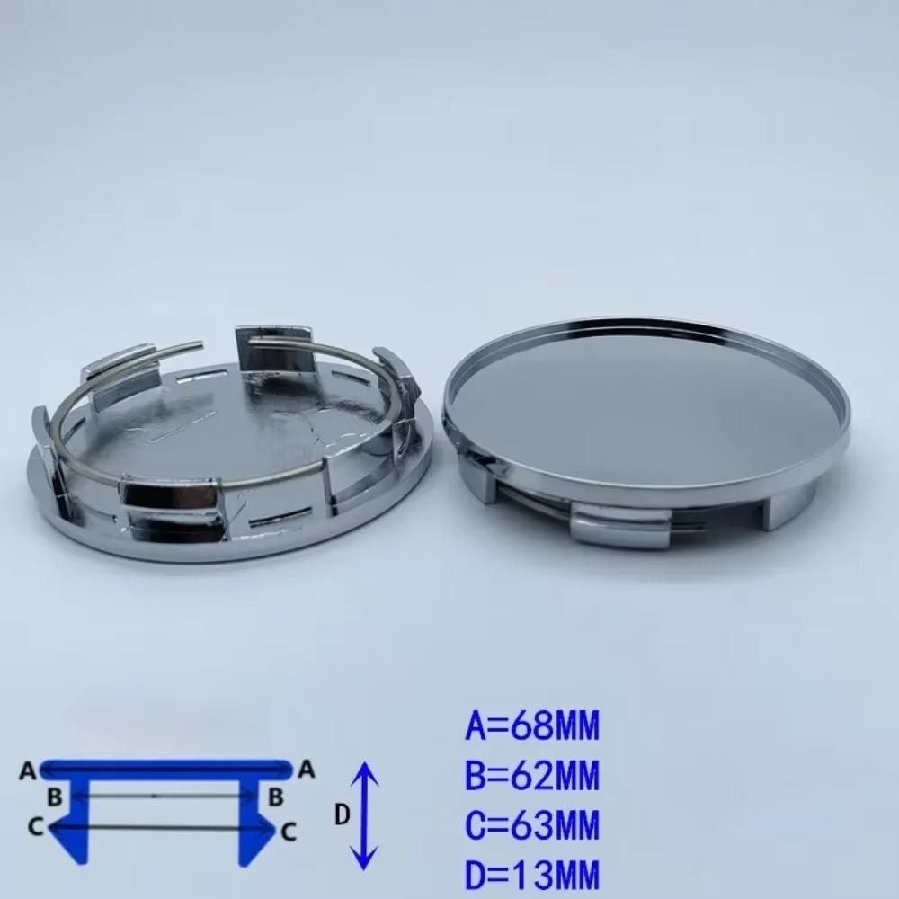 4 buc Embleme Logo Vossen Insigne Capac Centru Roată Mașină 68MM (Diametru interior 62MM) Capace Jante Hub Cap Capace Butuc Roți Accesorii Styling Înlocuire