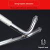 Magnetic Z-Shaped Dual-Ended Right-Angle Screwdriver: Slotted & Phillips