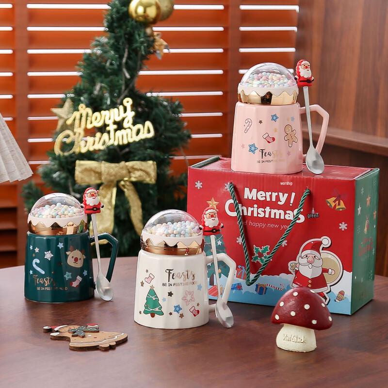 Christmas Ceramic Mug & Warmer Gift Set
