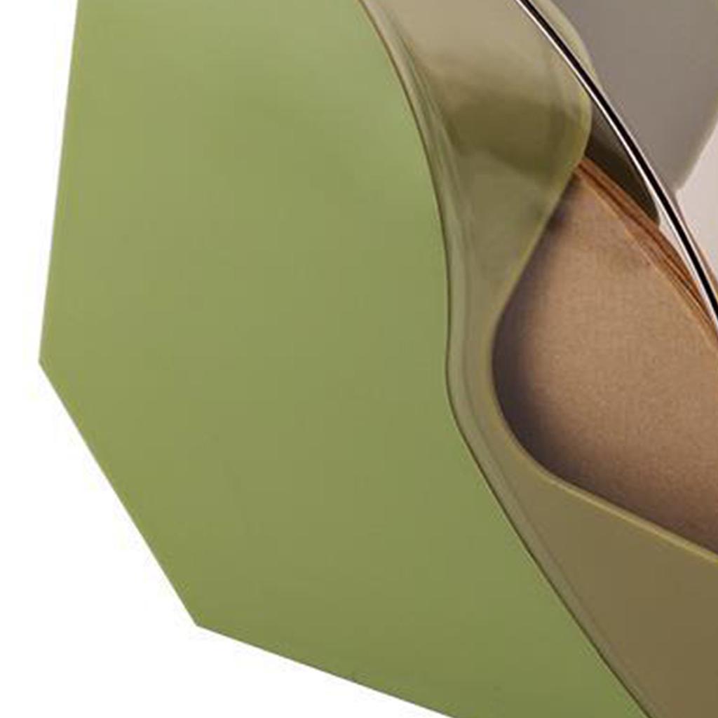 Acrylic Coffee Filter Holder with Lid Fan Shaped Filter Paper Dustproof Storage Box Dispenser