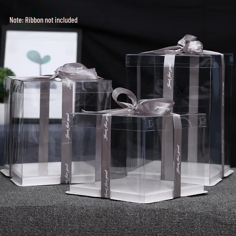 CNMF Elevated Transparent Cake Box