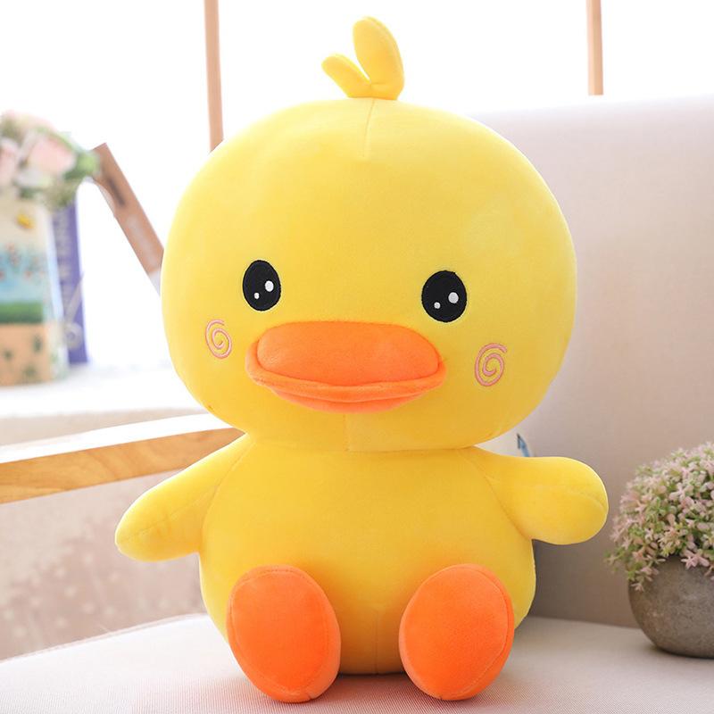 

Милая маленькая желтая уточка плюшевая игрушка кукла милая и забавная диванная подушка офисная подушка для сна as shown
