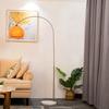 Fishing Pole Style Floor Lamp Arcing Profile Modern Nordic Creative Design for Living Room Reading Corner
