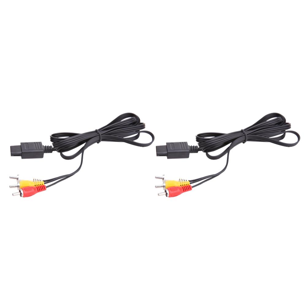 AV Cable Composite Video Cord AV Cable To RCA Audio Video AV Cable Cord Audio TV Video Cord for Nintendo 64 GameCube SNES SFC