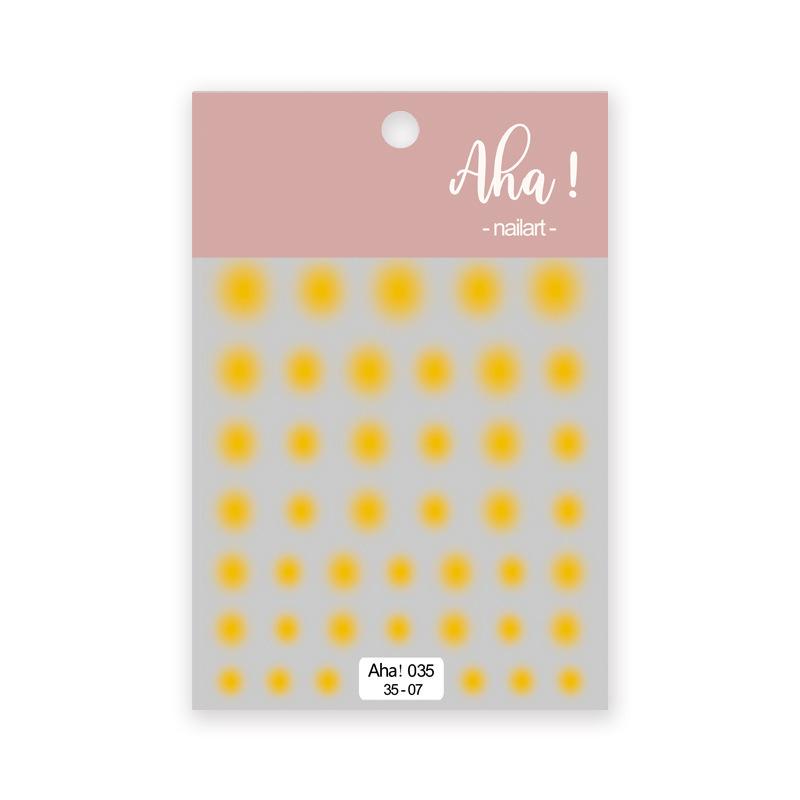 Xiaohongshu Nail Art Adhesive Sticker Smudge Gradual Change Blush Nail Decoration Solid Color Girl Nail Art Sticker