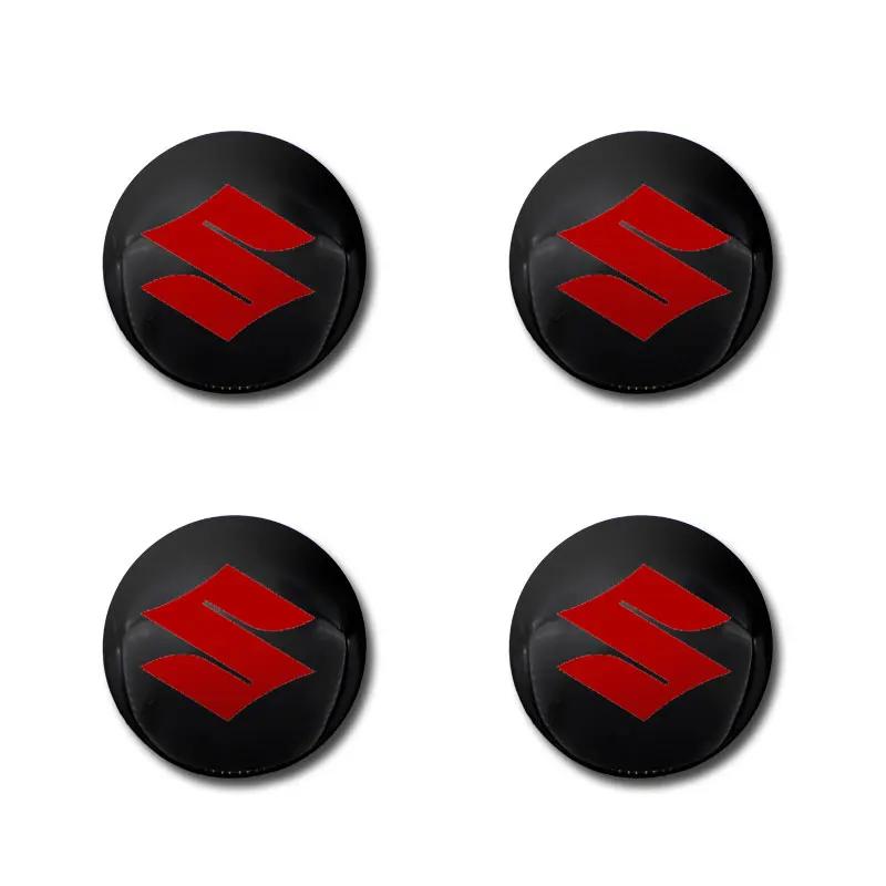 4Pcs Car Emblem Wheel Rims Center Hub Caps Car Accessories For Suzuki Swift Sport Jimny Grand Vitara Alto SX4 Samurai Across