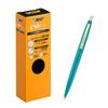 Bic Japan Bic Click Gold Ballpoint Teal Green CFCGTGR05BLKJ Pen, 0.5, Oil-Based, Black, Smooth, Barrel, 12-Piece Set,