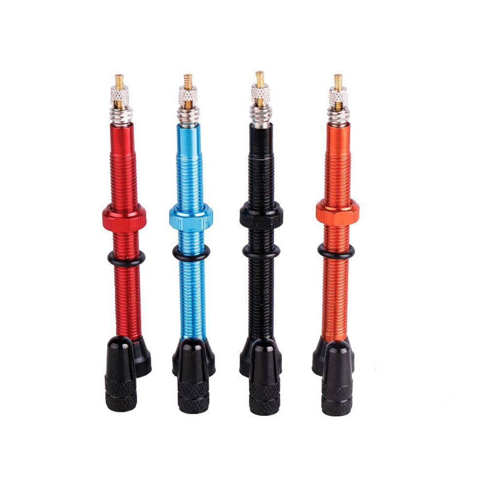 78mm Zinc Zinc Alloy Stem Brass Sealant Aluminum MTB Bicycle Tubeless Tire Presta Valve Extender Valves