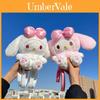 Zaino in Peluche My Melody per Uso Quotidiano con Chiusura a Zip e Tasca per Cellulare