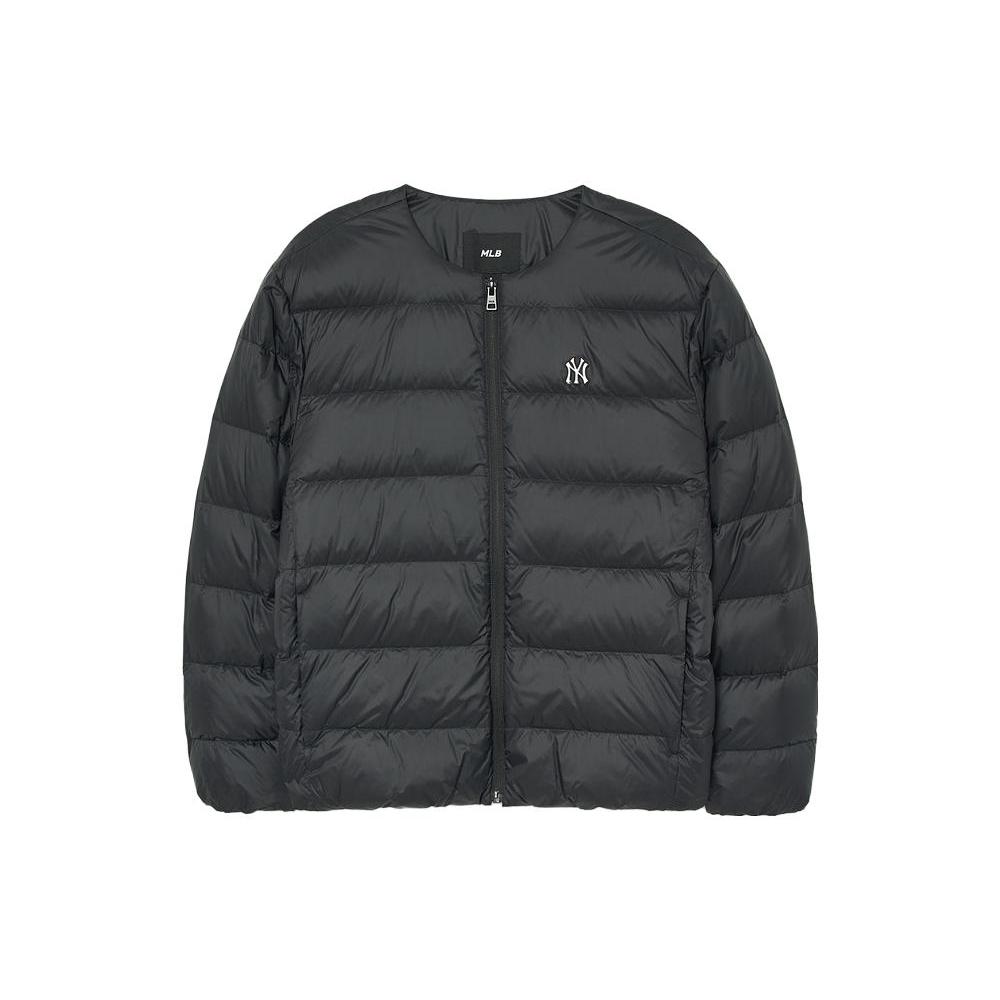 MLB Down Jackets Unisex Black Collarless Moderate 3ADJB1536-50BKS XS