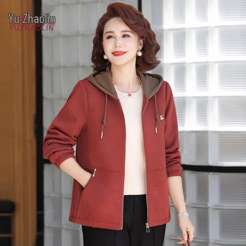 YUZHAOLIN Women s Casual Hooded Spring Jacket 3XL