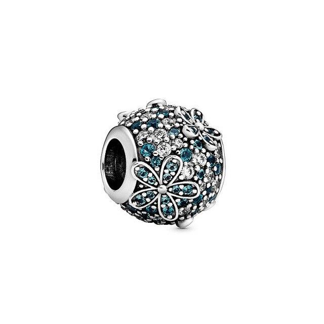 925 Sterling Silver Rose Gold Daisy Cactus Charm Beads Fit Original Fasion Charm Bracelet DIY Women's Jewelry Gift