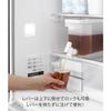 Yamazaki Tower Refrigerator Drink Server, 2.8L, White, W10 X D31.5 X H17cm (including Faucet and Valve), Dishwasher Safe, Water Jug, Barley Tea Pot, 1