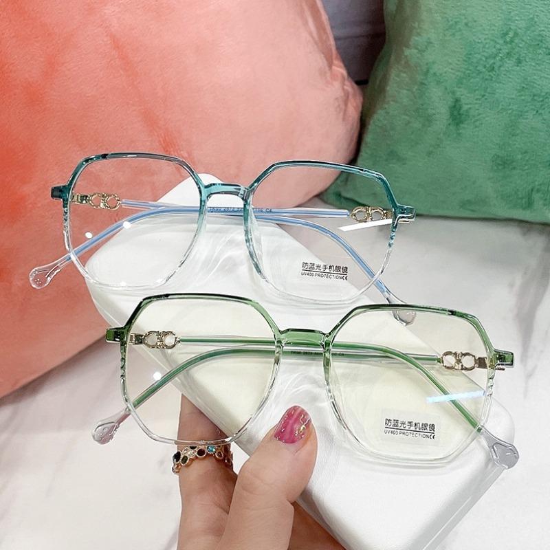 2pcs Anti Blue Light Blocking Glasses For Men/Women Clear Anti Radiation Glasses