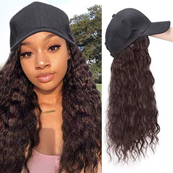 Buy 55Cm Baseball Cap Wig Cap Wool Roll 