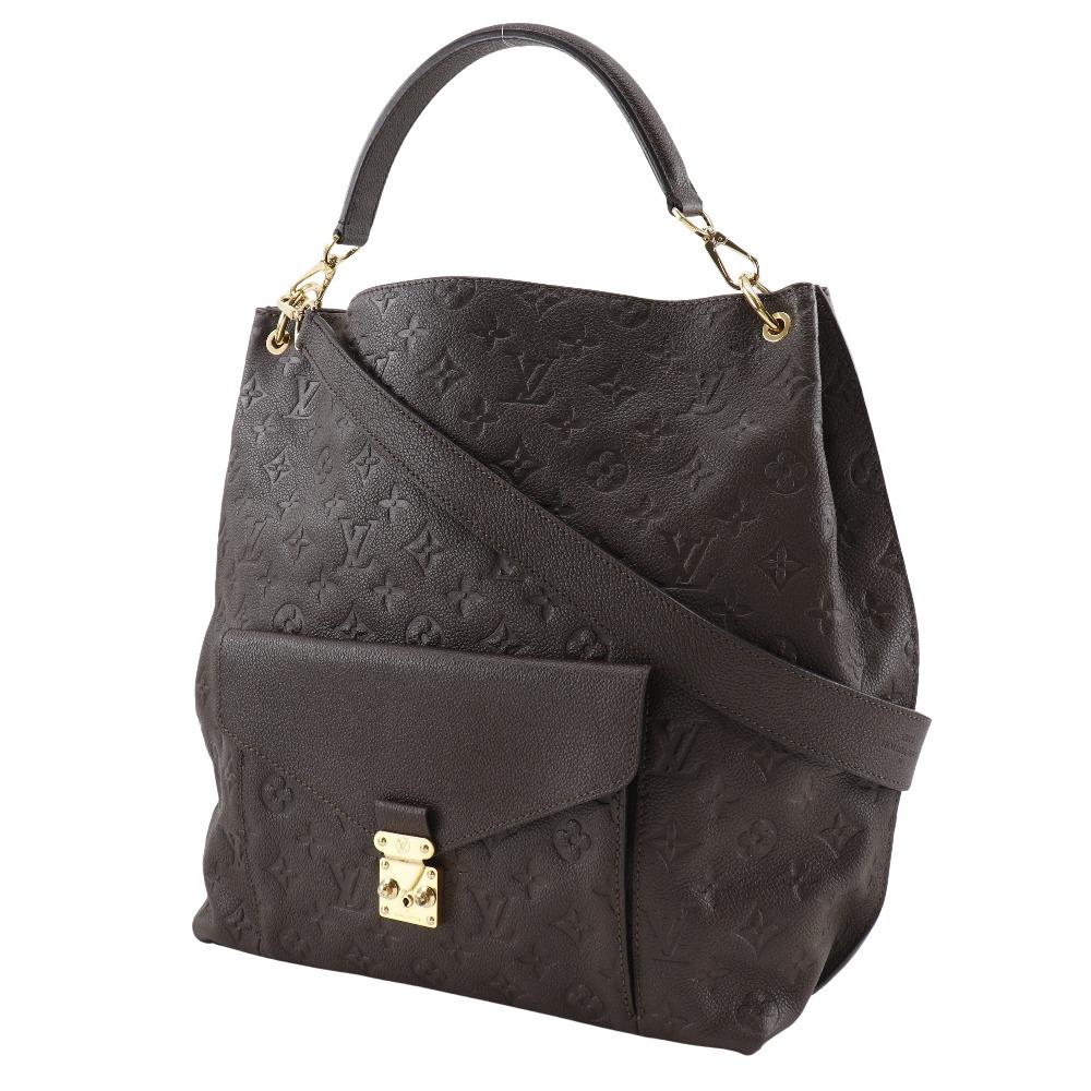 LOUIS VUITTON Metis Shoulder Bag M40809 2WAY Tail Brown Monogram Ann Platt Women Used