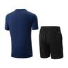 Li Ning Badminton Collection Badminton Jersey Set Unisex Dark Purple Blue AATV013-3